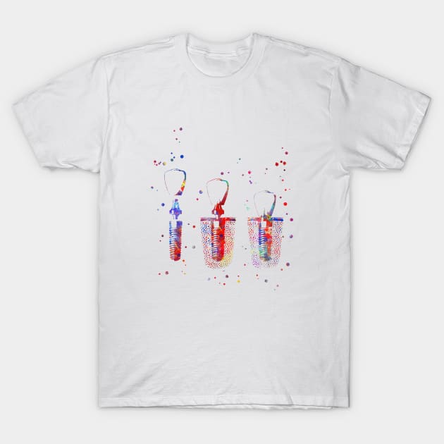 Dental implant procedure T-Shirt by RosaliArt